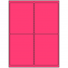 4" x 5"  Sheet Label