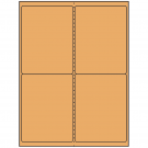 4" x 5"  Sheet Label