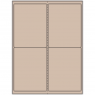 4" x 5"  Sheet Label