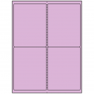 4" x 5"  Sheet Label