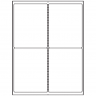 4" x 5"  Sheet Label