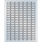 1" x 0.375"  Sheet Label
