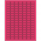 1" x 0.375"  Sheet Label