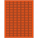 1" x 0.375"  Sheet Label