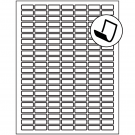 1" x 0.375"  Sheet Label