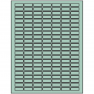 1" x 0.375"  Sheet Label