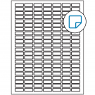 1" x 0.375"  Sheet Label