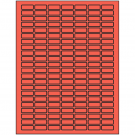 1" x 0.375"  Sheet Label