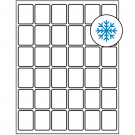 1.25" x 1.625"  Sheet Label