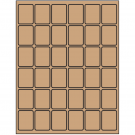 1.25" x 1.625"  Sheet Label