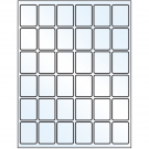 1.25" x 1.625"  Sheet Label