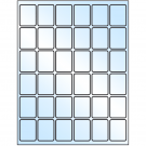1.25" x 1.625"  Sheet Label