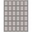 1.25" x 1.625"  Sheet Label