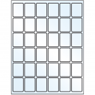 1.25" x 1.625"  Sheet Label