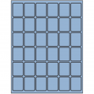 1.25" x 1.625"  Sheet Label