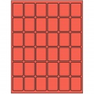 1.25" x 1.625"  Sheet Label