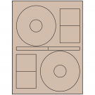 4.64" x 4.64"  Sheet Label