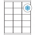 2.6875" x 2"  Sheet Label