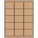 2.6875" x 2"  Sheet Label