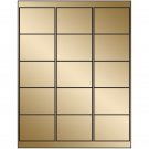 2.6875" x 2"  Sheet Label