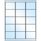 2.6875" x 2"  Sheet Label