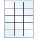 2.6875" x 2"  Sheet Label