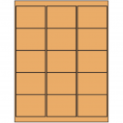 2.6875" x 2"  Sheet Label