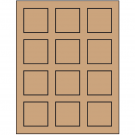 2" x 2"  Sheet Label