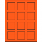 2" x 2"  Sheet Label