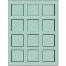 2" x 2"  Sheet Label