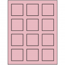 2" x 2"  Sheet Label