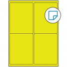 4" x 5"  Sheet Label