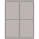 4" x 5"  Sheet Label