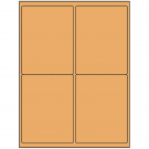 4" x 5"  Sheet Label