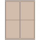 4" x 5"  Sheet Label