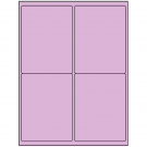 4" x 5"  Sheet Label