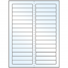 3.4375" x 0.667"  Sheet Label