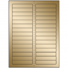 3.4375" x 0.667"  Sheet Label