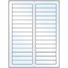 3.4375" x 0.667"  Sheet Label