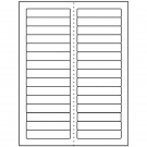 3.4375" x 0.667"  Sheet Label