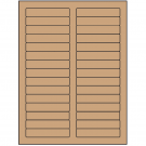 3.4375" x 0.667"  Sheet Label