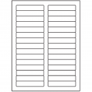 3.4375" x 0.667"  Sheet Label