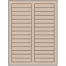 3.4375" x 0.667"  Sheet Label