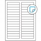 3.4375" x 0.667"  Sheet Label