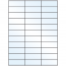 2.83" x 1"  Sheet Label