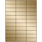 2.83" x 1"  Sheet Label