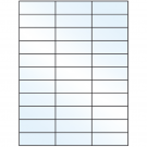 2.83" x 1"  Sheet Label