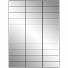 2.83" x 1"  Sheet Label