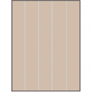 8.5" x 11"  Sheet Label