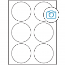 3.33" x 3.33"  Sheet Label